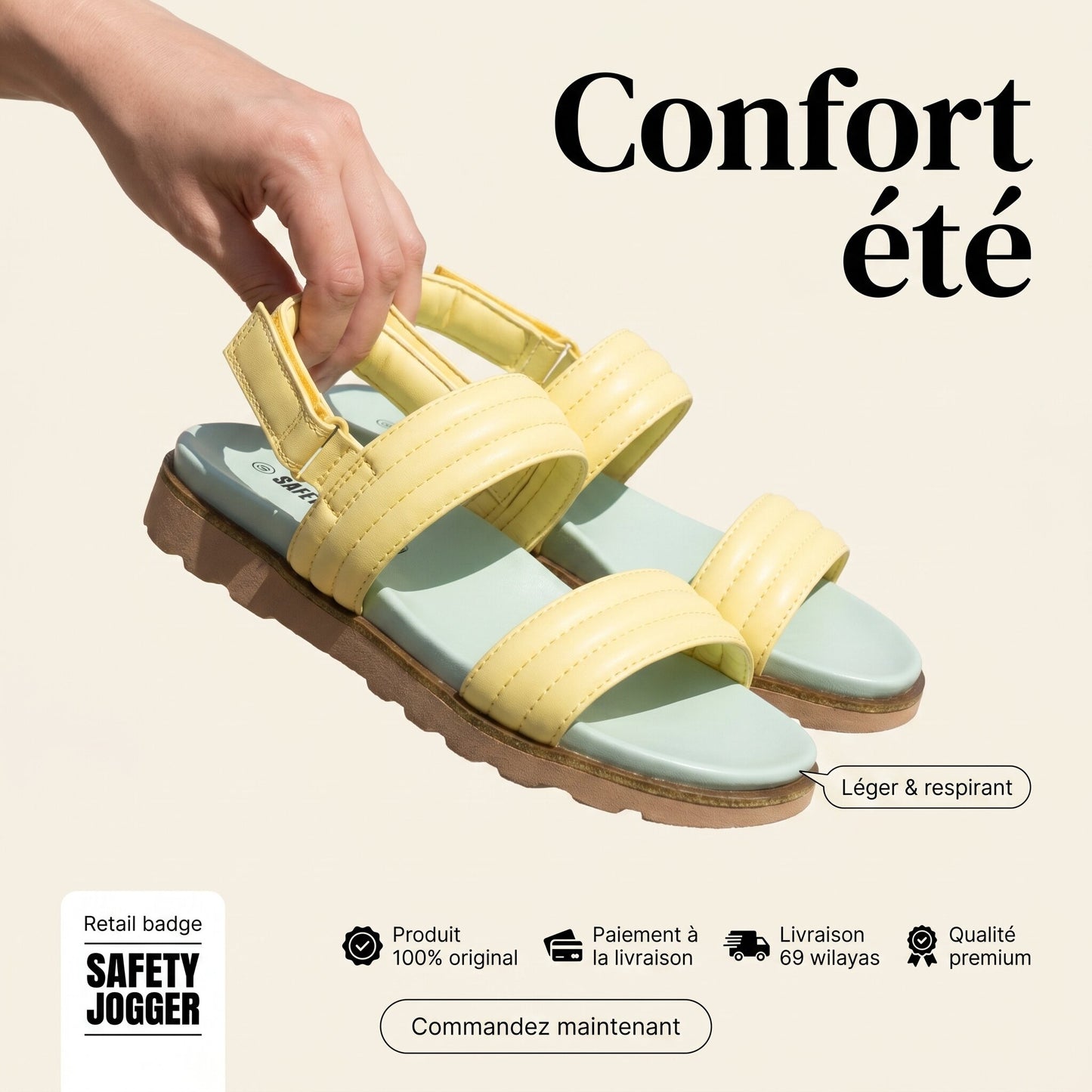 Safety Jogger Women Lifestyle Sandals