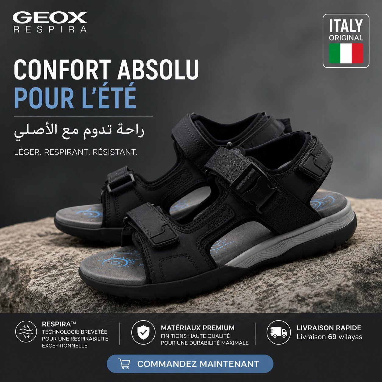 Geox Spherica Sandales Homme