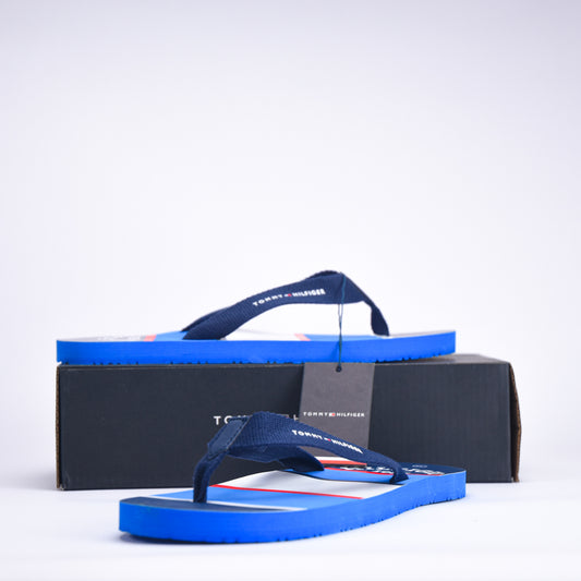 TOMMY HILFIGER STRIPES FLIP FLOP BLUE