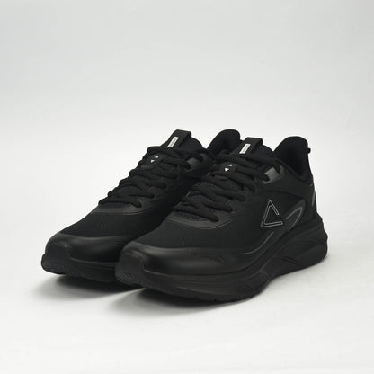 PEAK TRAINING RUNNING SHOES-ALL BLACK
