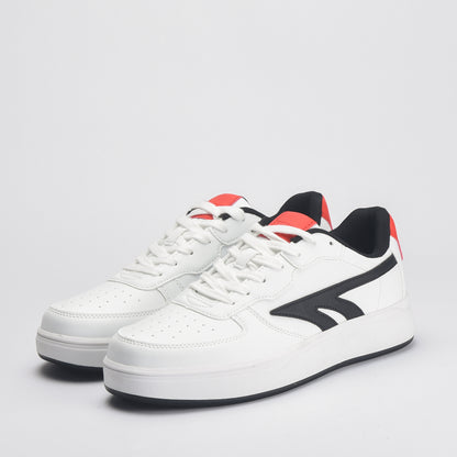 Varsity Court White-Black-Red