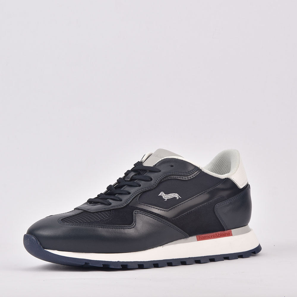 Harmont & Blaine SCARPA UOMO CALF BLU EFM231-070-6100