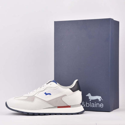 Harmont & Blaine SCARPA UOMO CALF FABRIC BIANCO EFM231-070-6090