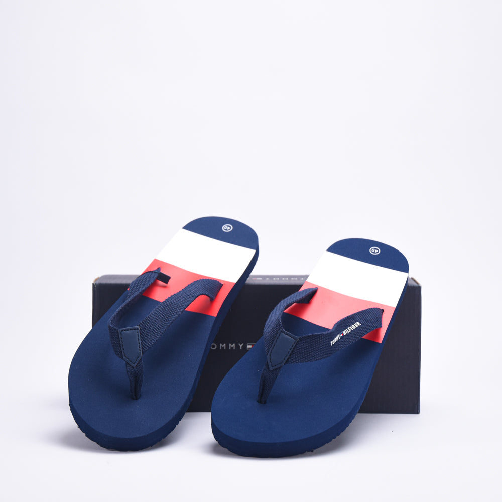 TOMMY HILFIGER STRIPES FLIP FLOP BLUE