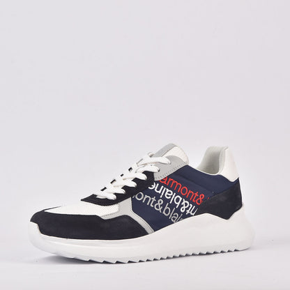 Harmont & Blaine SCARPA UOMO CAMOSCIO TEX FABRIC BLU BIANCO EFM231-061-6230