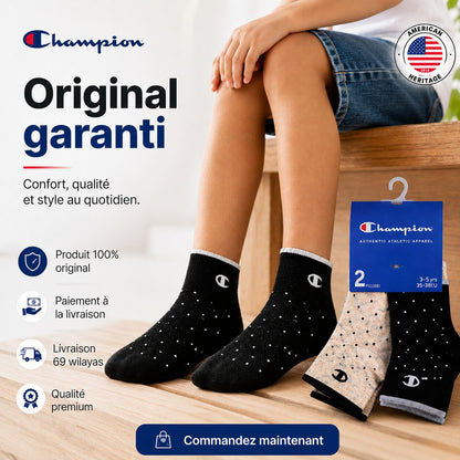 Champion 2-Pack Footie Socks