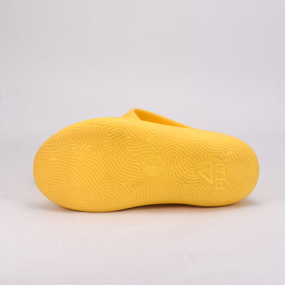 CLAQUETTE PEAK SLIPPERS CHUBBY MUSTARD YELLOW