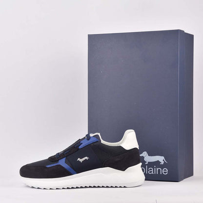 Harmont & Blaine SCARPA SCARPA UOMO CAMOSCIO TEX FABRIC BLU EFM231-062-6190