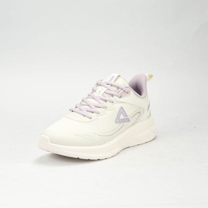 PEAK TRAINING RUNNING SHOES-WHITE/PURPLE