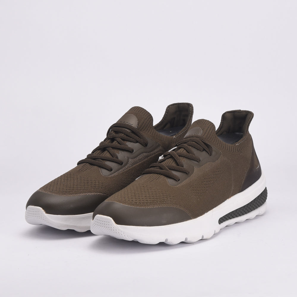 BASKET GEOX U SPHERICA VERT MILITAIRE