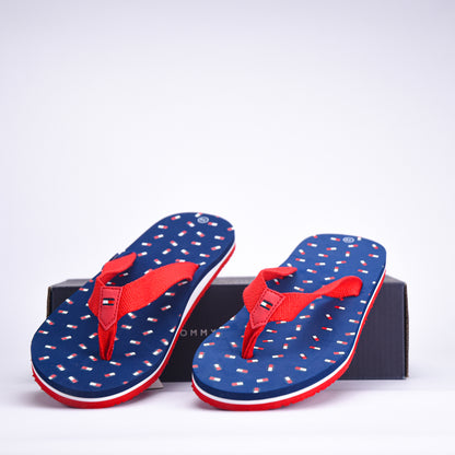 TOMMY HILFIGER FLAG FLIP FLOP ROSSO/BLU
