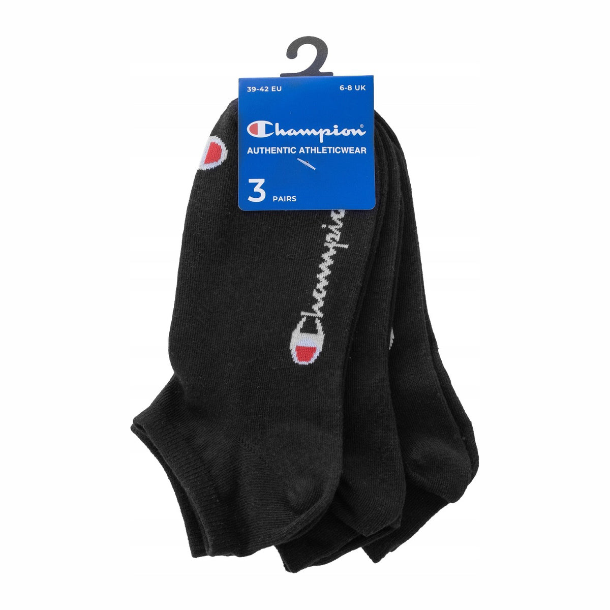 Champion 3-Pack Sneaker Socks Black