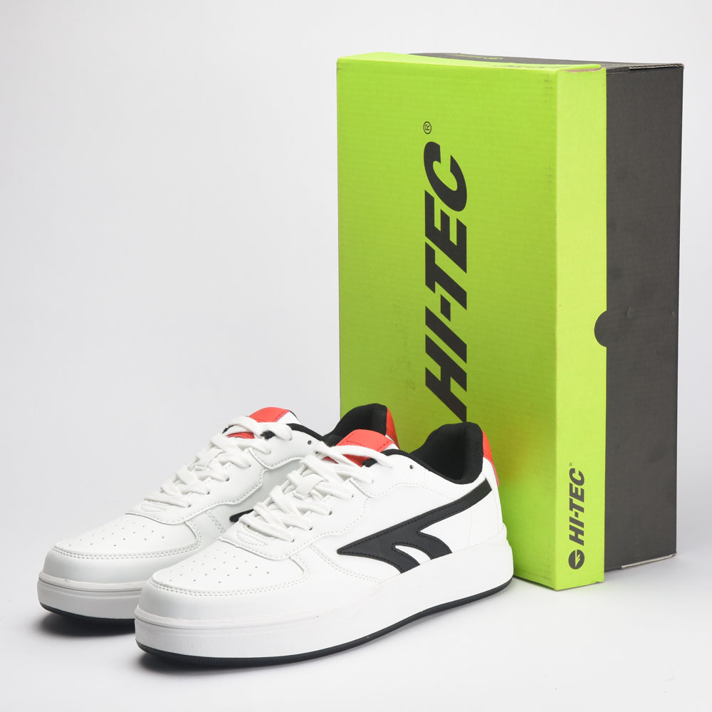 Varsity Court White-Black-Red