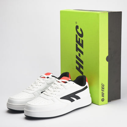 Varsity Court White-Black-Red