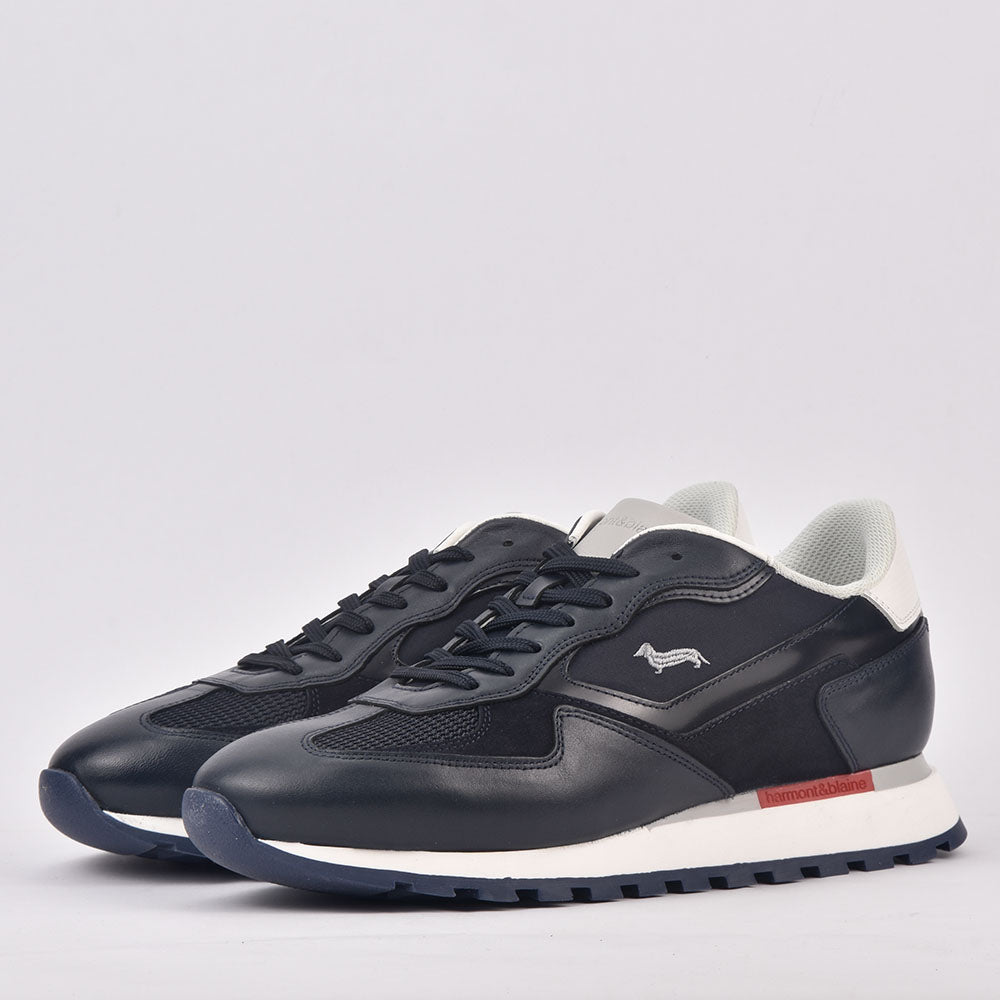 Harmont & Blaine SCARPA UOMO CALF BLU EFM231-070-6100