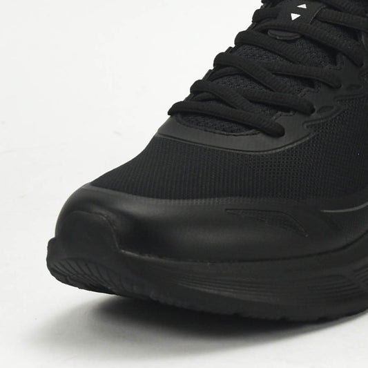 PEAK TRAINING RUNNING SHOES-ALL BLACK