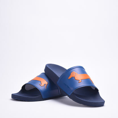 CIABATTA UOMO EVA - LOGO AVIO - ARANCIO