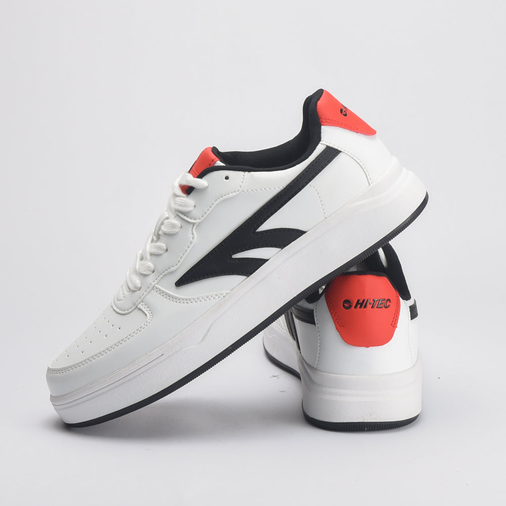 Varsity Court White-Black-Red