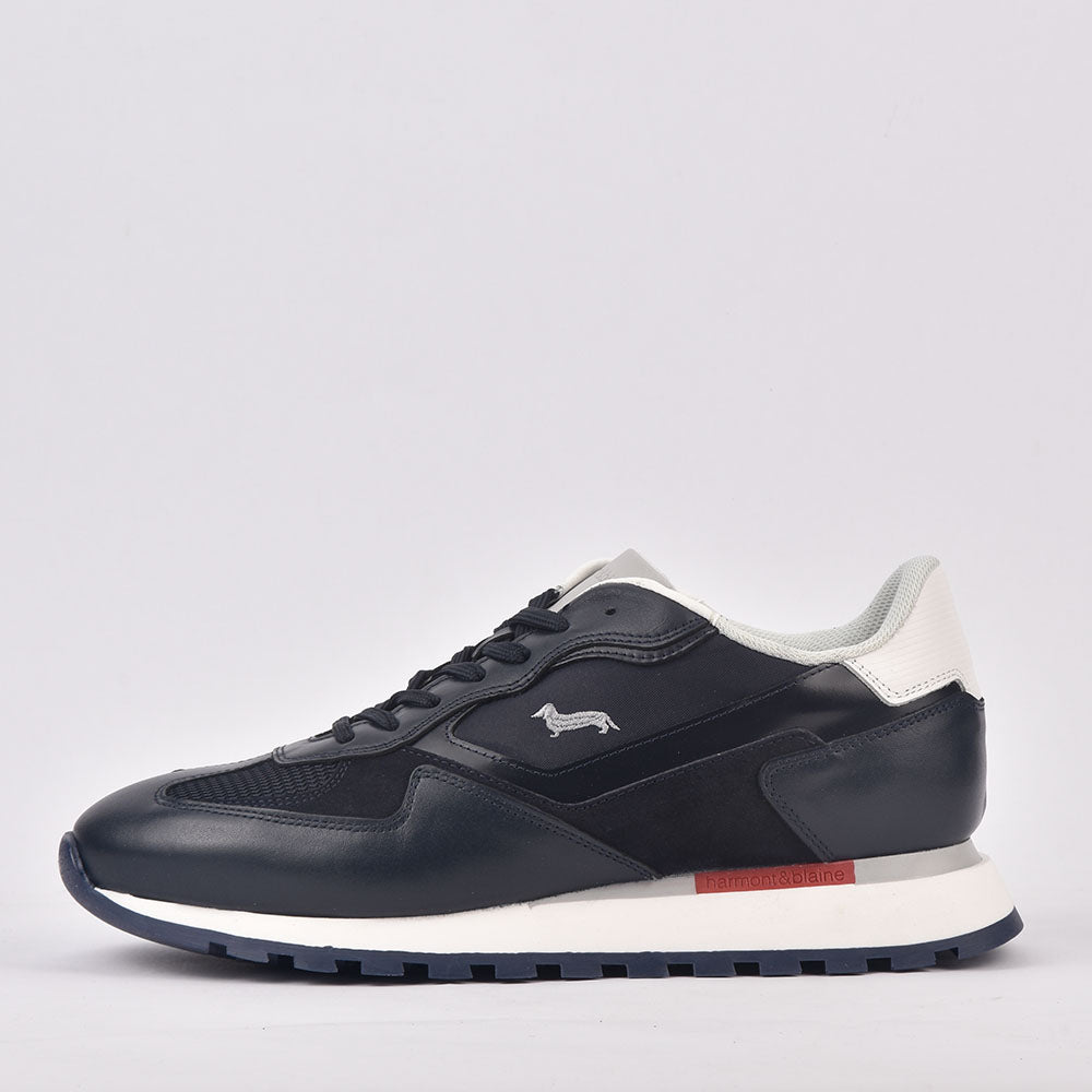 Harmont & Blaine SCARPA UOMO CALF BLU EFM231-070-6100