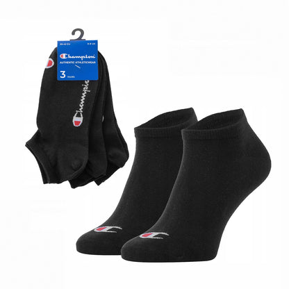 Champion 3-Pack Sneaker Socks Black